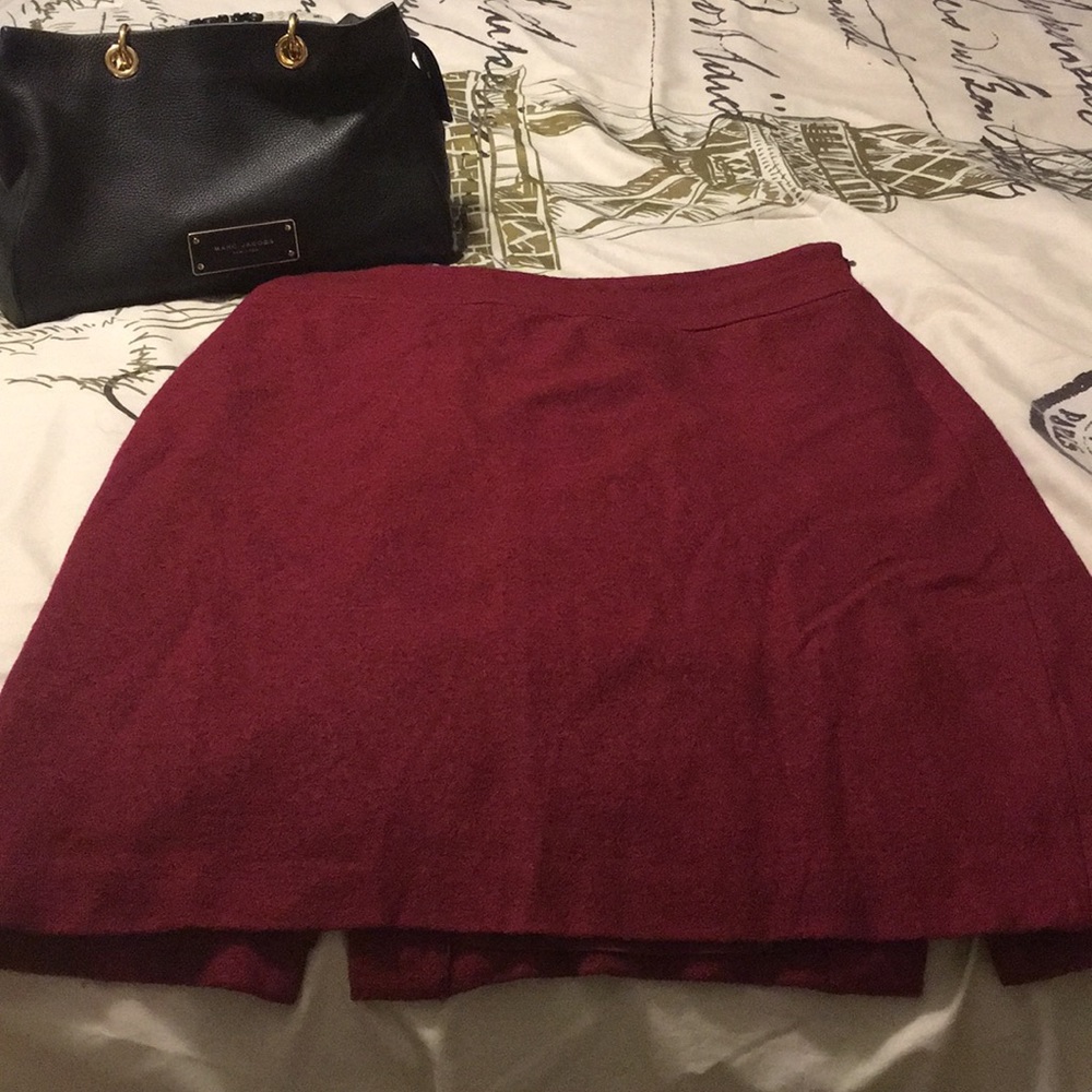 Banana Republic lined wool skirt
